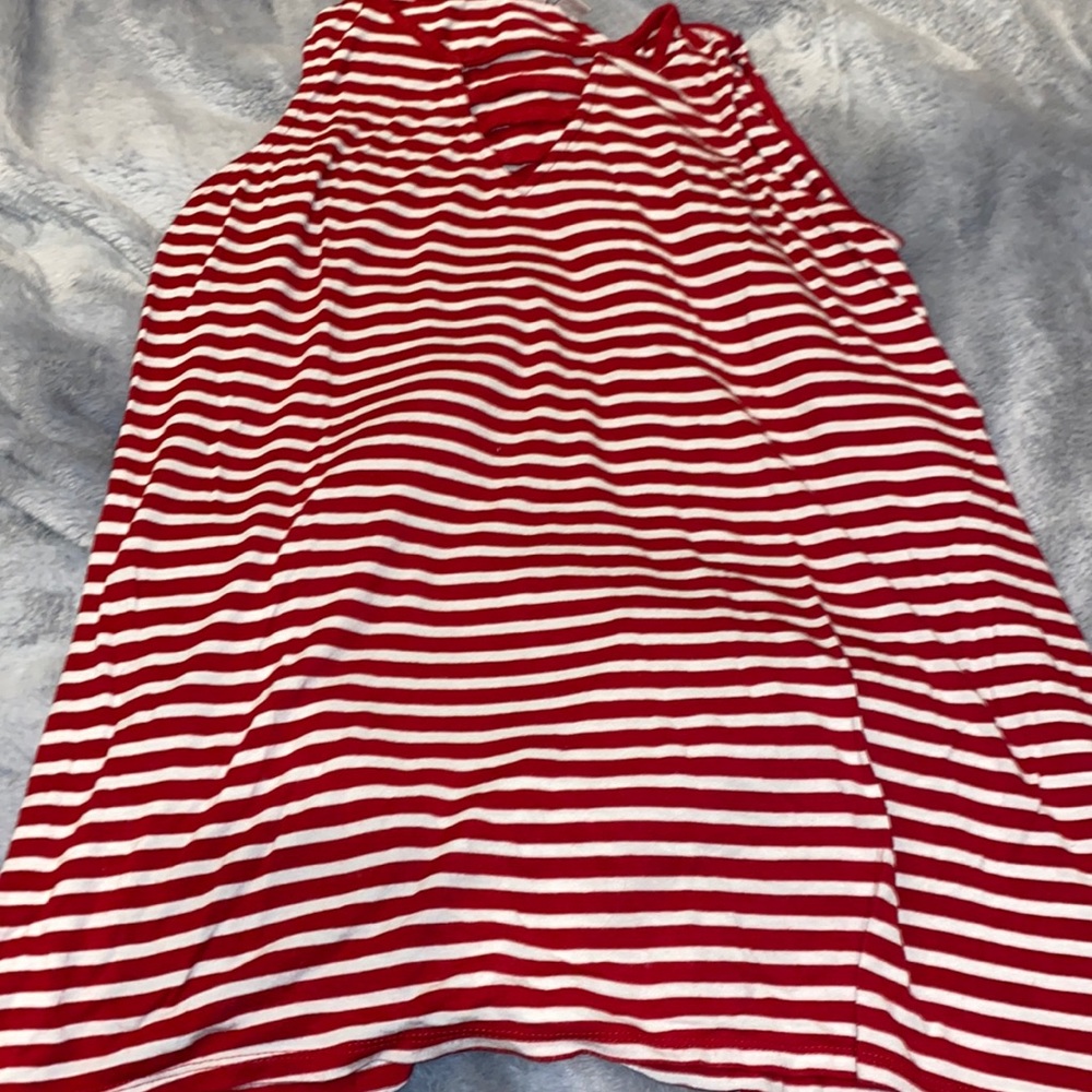 Red striped shirt